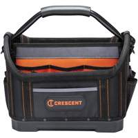 Sac ouvert de 14" pour outils d'ouvrier, 1680 Denier/Polyester, 25 pochettes, Noir/Gris/Orange Air Extreme Inc.