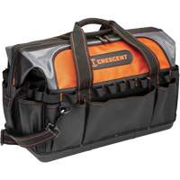Sac &agrave; outils 20" pour entrepreneur, 1680 Denier/Polyester, 31 pochettes, Noir/Gris/Orange Air Extreme Inc.