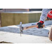 Milled Face Framing Hammer, 23 oz., Wood Handle Air Extreme Inc.