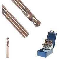 SST+ Wire Gauge Sized Drill Bit, 1/16", High Speed Steel, 3/8" Flute, 135° Point Air Extreme Inc.