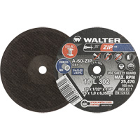 Zip Cut-Off Wheel, 3" x 1/32", 1/4" Arbor, Type 1, Aluminum Oxide, 25470 RPM Air Extreme Inc.