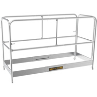 Mobile Work Scaffolding - Maxi Square Aluminum Scaffolding Accessories, Guard Rail, 30" W x 41-1/2" H Air Extreme Inc.