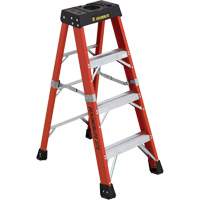 Industrial Extra Heavy-Duty Stepladders (6800 AA Series), 4', Fibreglass, 375 lbs. Capacity, Type 1AA Air Extreme Inc.
