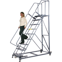 &eacute;chelles robustes en angle d'escalier, 5 marches, Perfor&eacute;, Inclinaison 50°, Hauteur 50" Air Extreme Inc.