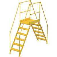 Crossover Ladder, 104" Overall Span, 60" H x 36" D, 24" Step Width Air Extreme Inc.