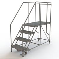 Plateforme de travail mobile, Acier, 4 Marches, 40" ha, 47" p, 24" Marche, Stri&eacute; Air Extreme Inc.