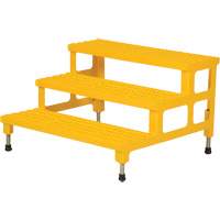 Adjustable Step-Mate Stand, 3 Step(s), 36-3/16" W x 33-7/8" L x 22-1/4" H, 500 lbs. Capacity Air Extreme Inc.