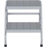 Aluminum Step Stand, 2 Step(s), 22-13/16" W x 24-9/16" L x 20" H, 500 lbs. Capacity Air Extreme Inc.
