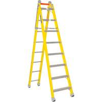 Step to Straight Ladder, 13.8', Fibreglass, 375 lbs., CSA Grade 1AA Air Extreme Inc.