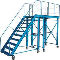 &eacute;chelle &agrave; neige, Acier, 10 Marches, 99" ha, 85-1/2" p, 48" Marche, Stri&eacute; Air Extreme Inc.