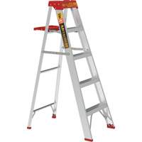 Step Ladder with Paint Tray, 5', Aluminum, 200 lbs. Capacity, Type 3 Air Extreme Inc.