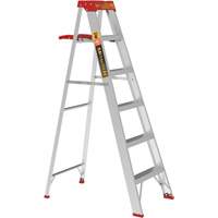 Step Ladder with Paint Tray, 6', Aluminum, 200 lbs. Capacity, Type 3 Air Extreme Inc.