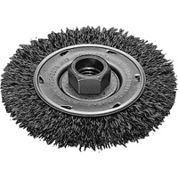 Twist Know Wire Wheel, 4" Dia., 0.02" Fill, 5/8"-11 Arbor, Stainless Steel Air Extreme Inc.