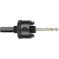 Hole Saw Arbor &amp Pilot Drills, 1-1/4" and Larger, 7/16" Shank Air Extreme Inc.