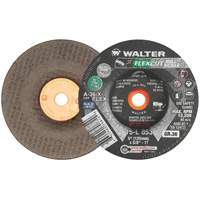 FLEXCUT MILL SCALE Grinding Wheel, 5", 36 Grit, Aluminum Oxide, 5/8"-11, 12200 RPM, Type 29 Air Extreme Inc.