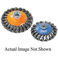 Brosse concave &agrave; fils nou&eacute;s, 6" dia. x 5/8"-11 arbre Air Extreme Inc.