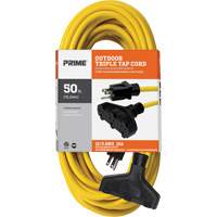 Cordon rallonge en vinyle, Ext&eacute;rieur, SJTW, AWG 12/3, 15 A, 3 prise(s), 50' Air Extreme Inc.