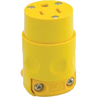 Commercial Grade Straight Blade Connector, 5-15R, Plastic Air Extreme Inc.