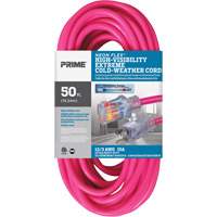 Cordon rallonge haute visibilit&eacute; Neon Flex, Ext&eacute;rieur, SJTW, AWG 12/3, 15 A, 50' Air Extreme Inc.