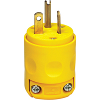 Commercial Grade Straight Blade Plug, Plastic, 20 A, 125 V Air Extreme Inc.