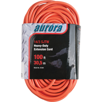 Cordon rallonge en vinyle, Ext&eacute;rieur, SJTW, AWG 14/3, 13 A, 100' Air Extreme Inc.