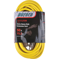 Vinyl Extension Cord with Light Indicator, Outdoor, SJTOW, 12/3 AWG, 15 A, 50' Air Extreme Inc.