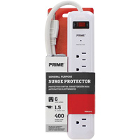 Surge Protector, 6 Outlets, 400 J, 1875 W, 2' Cord Air Extreme Inc.