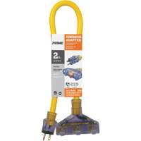 Adaptateurs pour g&eacute;n&eacute;ratrice, Ext&eacute;rieur, STOW, AWG 16/3, 20 A, 3 prise(s), 2' Air Extreme Inc.