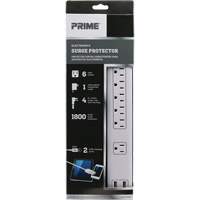 USB Charging Surge Protectors, 6 Outlets, 1800 J, 1875 W, 4' Cord Air Extreme Inc.
