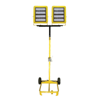 Chariot d'&eacute;clairage &agrave; deux t&ecirc;tes avec treuil, DEL, 400 W, 60 000 lumens, Boîtier en Aluminium Air Extreme Inc.
