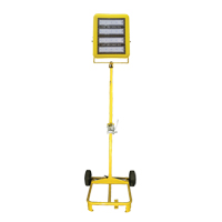 Chariot d'&eacute;clairage &agrave; t&ecirc;te unique avec treuil, DEL, 200 W, 30000 lumens, Boîtier en Aluminium Air Extreme Inc.