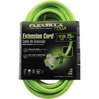 Flexzilla&reg; Pro Industrial Extension Cord, All-Weather, SJTW, 12/3 AWG, 15 A, 25' Air Extreme Inc.