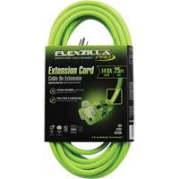 Flexzilla&reg; Pro Industrial Extension Cord, All-Weather, SJTW, 14/3 AWG, 15 A, 25' Air Extreme Inc.