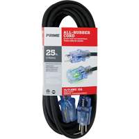 All-Rubber Extension Cord, Outdoor, SJOOW, 14/3 AWG, 15 A, 25' Air Extreme Inc.