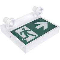 Running Man Sign with Security Lights, LED, Battery Operated/Hardwired, 12-1/10" L x 11" W, Pictogram Air Extreme Inc.
