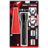 Safety Flashlight Pack, LED, 487 Lumens, D Batteries Air Extreme Inc.