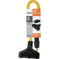 Fiche &agrave; trois prises, Ext&eacute;rieur, STW, AWG 12/3, 15 A, 3 prise(s), 2' Air Extreme Inc.