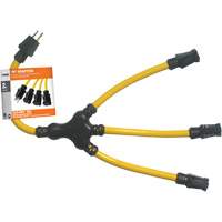 Adaptateur en W, Ext&eacute;rieur, STW, AWG 12/3, 15 A, 3 prise(s), 2' Air Extreme Inc.