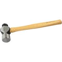 Ball Pein Hammer, 48 oz. Head Weight, Plain Face, Wood Handle Air Extreme Inc.