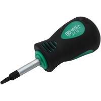 Stubby Square Recess Screwdriver, #1 Tip, Round, 3-1/4" L, Cushion Grip Handle Air Extreme Inc.